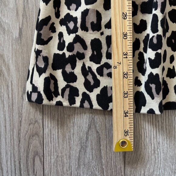 Kate Spade Leopard Print Half Sleeve Fit and Flare Dress Womens Size 0 - Picture 8 of 11